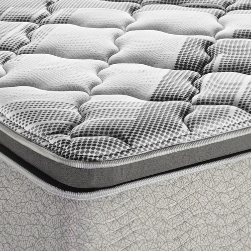 Colchón América Individual Ortopédico Más Box Modelo Yorker Color Gris