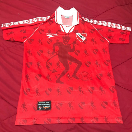 Camiseta Independiente Topper 1997 1998 Usuriaga 7 Diablitos (Usado)
