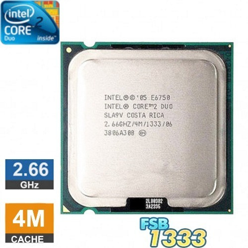 Imagem 3 de 10 de Processador Intel Core 2 Duo E6750 2.66ghz Fsb 1333 4m Cache