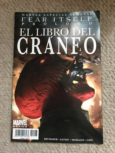 Comic Marvel El Libro Del Cráneo Fear Itself (Usado)