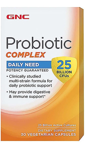 Gnc Complejo Probiotico - 25 Mil Millones De Ufc