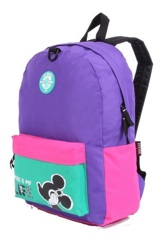 Imagem 2 de 4 de Mochila De Costas Sound Disney Mickey Vintage 90 Com Fone