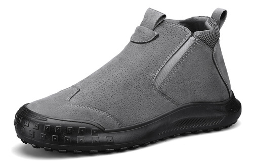 Mocasines Con Cremallera Y Botas De Trabajo Ligeras Para Hom