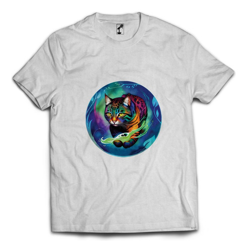 Camiseta Estampada | Diseño Gato | La Huella Del Oso
