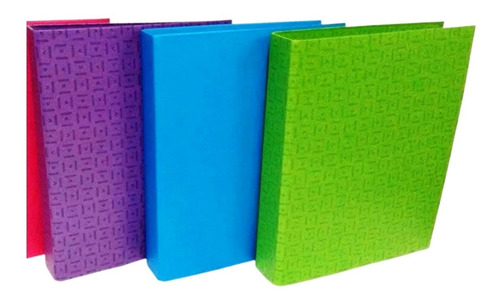 Imagen 6 de 8 de Carpeta Tamaño Oficio2 Anillos 20 Mm Colores Calidad Premium