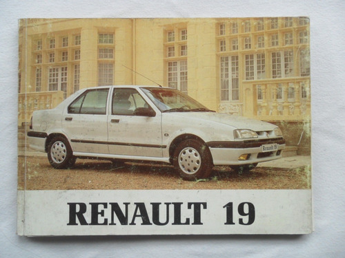 Manual Instrucciones Renault 19 Rn Rt Rti Rl 1993 Guantera