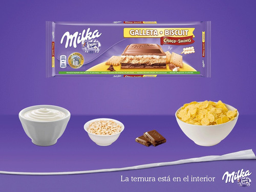 Milka Chocolate Mmmax Chocoswing Biscuit Tableta 300 Grs