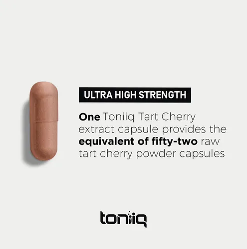 Suplemento Toniiq Ultra High Strength Tart Cherry 52,000 Mg