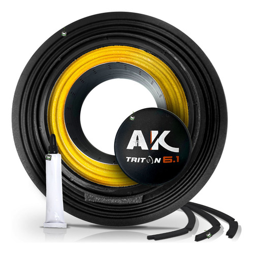Kit Reparo Triton 12ak6100 Alto Falante 4 Ohms 3050w 12 Pol