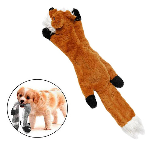 3x Cute Critter Perros Juguete Para Mascotas Chew Squeak