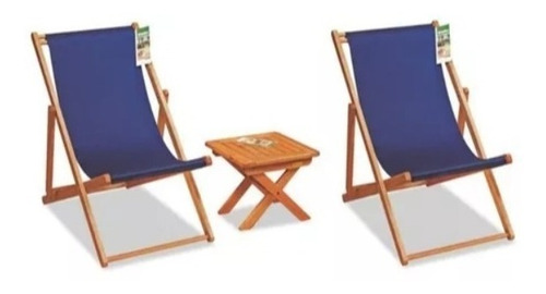 Imagen 4 de 10 de Reposera De Madera Eucaplitus Lona Plegable Ideal Para Jardin Patio Pileta Playa Lona Extraible Y Lavable
