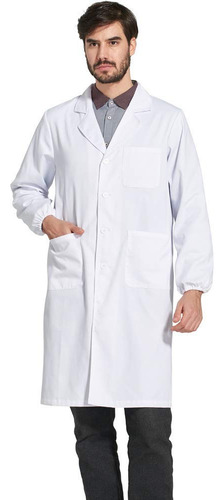 Bata De Laboratorio Escolar Bata Laboratorio Larga Uniforme