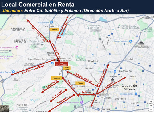 Local Comercial En Renta Periferico Norte Naucalpan.