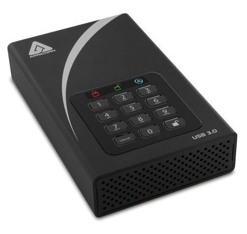 Apricorn Aegis Padlock 6 Tb Dt 256 Bit Encryption Usb 3