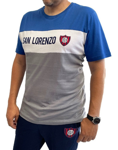 Remera San Lorenzo Con Licencia Oficial 