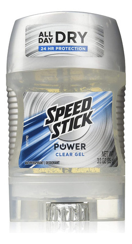 Desodorante Speed Stick Power Clear Gel 90 Ml (paquete De 8)