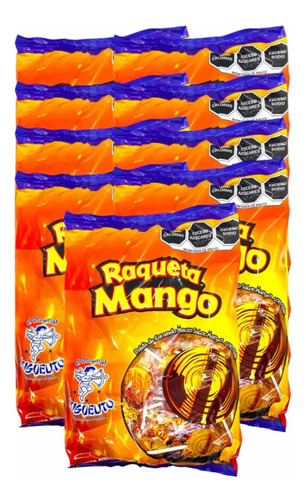 Paleta Raqueta Mango Miguelito 400pz