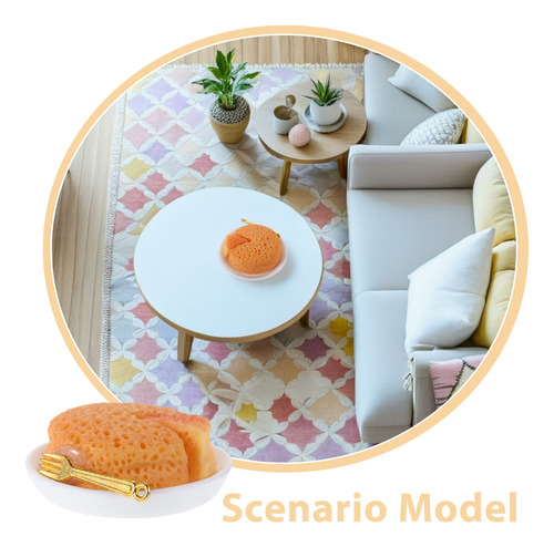 Minipastel Con Forma De Casa De Muñecas, Modelo De Escena He