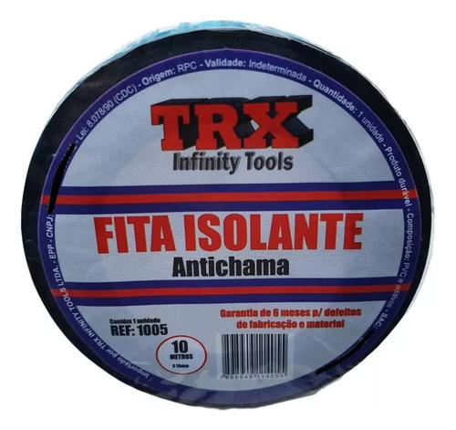 Fitas Isolante Antichama 19mm X 10mts ( Caixa C/ 360 Unid)