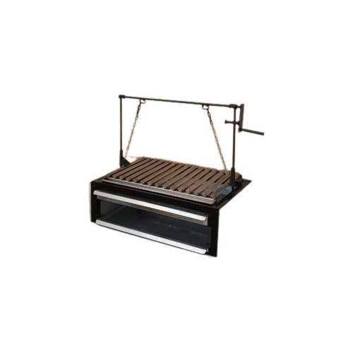 Asador Argentino Carbon De 80 X 50 Cm,