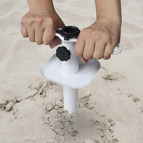 Ammsun Sombrilla De Playa Ancla De Arena Metal Resistente Pa