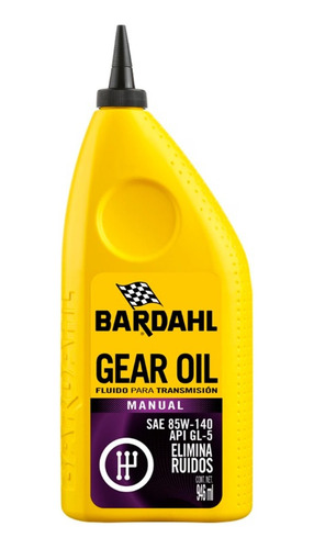 Aceite Transmisión Estándar Bardahl 85w140 946 Ml