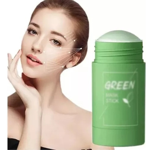 Máscara De Limpeza Profunda Sólida De 2 Bastões Green Stick