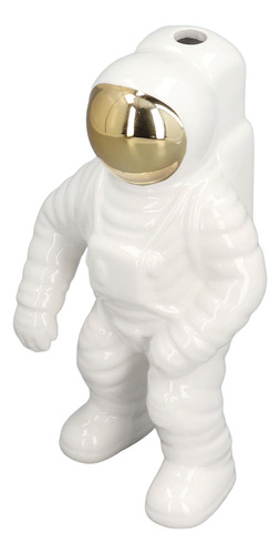 Figura Con Estatua, Jarrón Moderno De Space Man De Cerámica