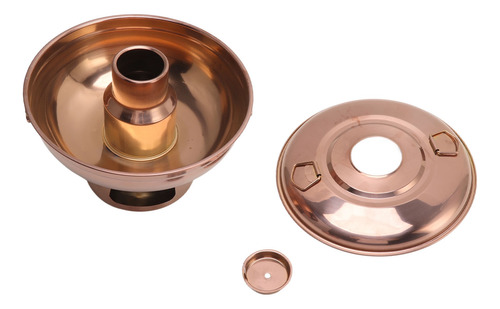 Ollas Calientes Para Hielo Seco, Estilo Chino, De Acero Inox