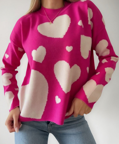 Sweater Dama Bremer Grueso Corazón