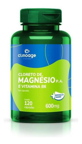 Cloreto De Magnésio P.a. 600 Mg 120 Capsulas