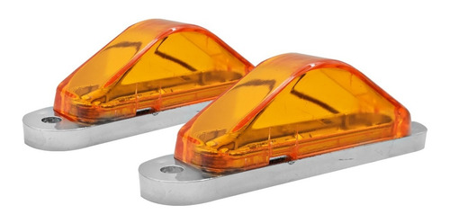 Plafon 6 Leds Para Camion Ambar 2pzas