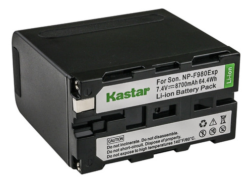 Bateria Kastar For Sony Np-f980 (puerto Usb)