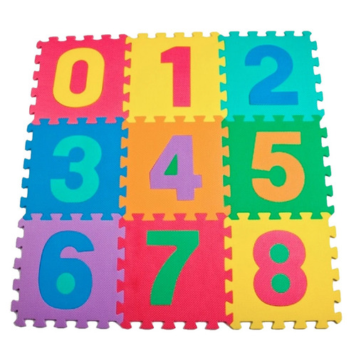 Alfombra Goma Eva Set 10 Cuadros De 30x30 Bebes Y Niños