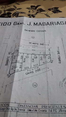 Venta Lote Multifamiliar Mar De Ostende.