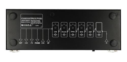 Pedal de efecto Cuvave Cube Baby negro