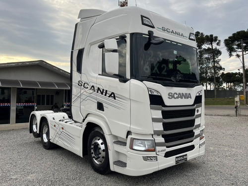 Scania R 450 Teto Alto 6x2 Ano 2023 Branco Susp. Ar R450