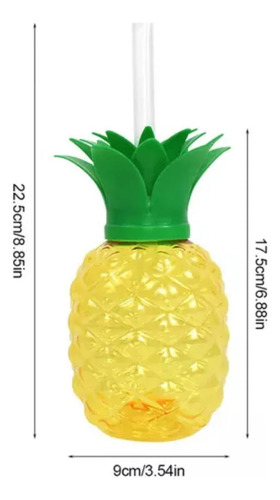 Taza De Paja De Piña De Fresa Desechable C