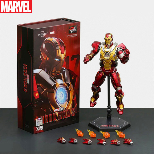 Ce Juego De Figuras De Acción Marvel Iron Hero Mk17 7 Con