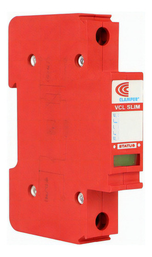 Supresor Picos Riel Din Clase 2 Vcl 275v 45ka Slim Clamper Color Rojo