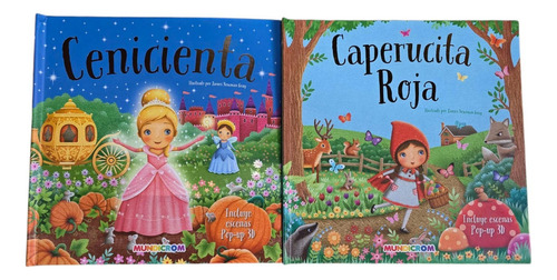 Clásicos Pop-up-3d. Pack De 4 Libros Color, De Janes Newman. Pop.up-3d, Vol. 4. Editorial Mundicrom, Tapa Dura En Español, 2022