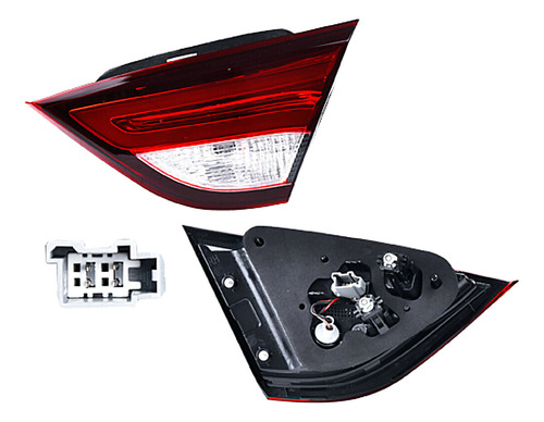 Calavera Interior Cr 200 15 - 16 4 Puertas C/leds Depo Der