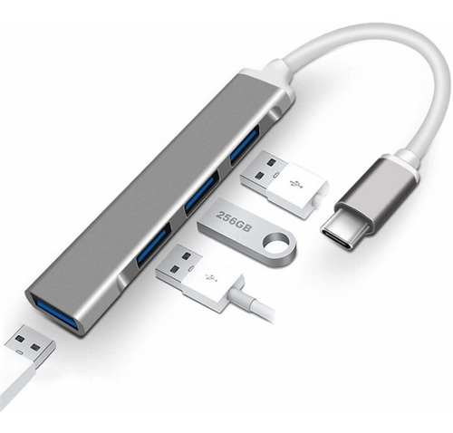 Adaptador Puerto Usb 3.0 Hub Splitter Usb-c 3.1 Multi Port