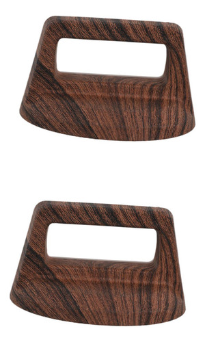 Cubiertas De Tapa De 2 Piezas Grano De Madera Profunda