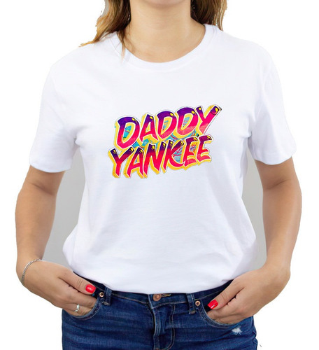 Polera Estampada Dama 100%algodón Gira 2022 Daddy Yankee 485