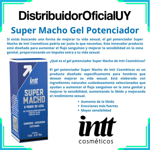 Super Macho Gel Potenciador Original
