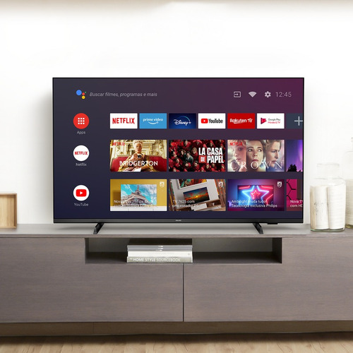 Imagem 6 de 6 de Smart Tv 70'' Uhd 4k Hdr Android 70pug7406 Philips