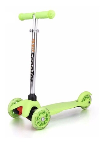 Patin Del Diablo Scooter 3 Ruedas Con Luz Led Para Niño Niña