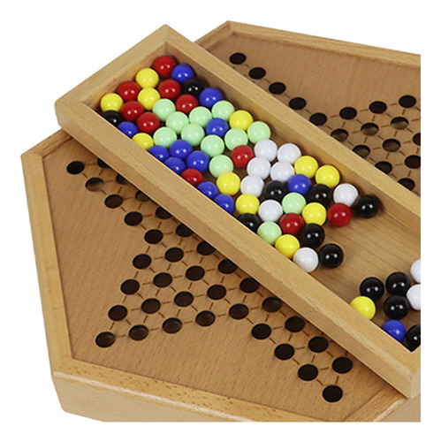 Damas Chinas De Madera, Juego De Estrategia Clásico,