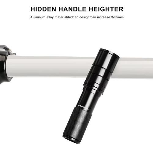 Extensor De Tubo Dirección 5-45 Mm Riderace Bicicleta Negro 5-45 Mm 12.5 Cm